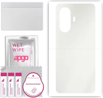 Produktbild von apgo Rückseite Schutzfolie, Matt, kompatibel mit Huawei Nova 11, Hinten Hydrogel-Displayschutzfolie mit Positionierhilfe, kratzfest, einfache Montage