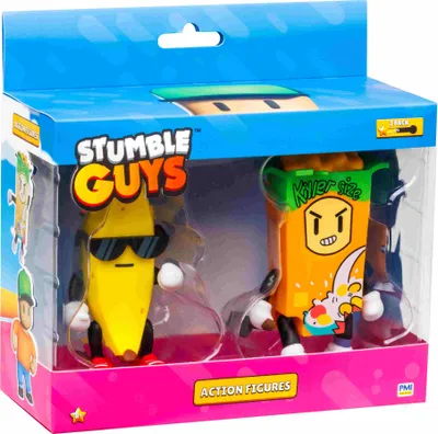 Zdjęcie produktu dla Figurki Stumble Guys akcji Banana Guy Cerial Killer 2 szt