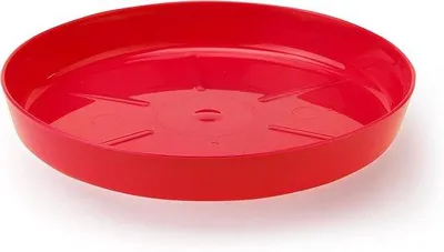 Produktbild von Blumentopf-Untersetzer Kunststoff Set 5 Stück Durchmesser 12,6 cm Schwarz