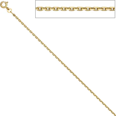 Produktbild von JOBO Ankerkette 585 Gelbgold 1,9 mm 50 cm Gold Kette Halskette Federring
