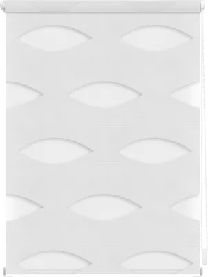 Produktbild von Lichtblick Duo Rollo Ellipse Klemmfix, ohne Bohren Weiß, 150 cm, 45 cm x 150 cm (B x L)