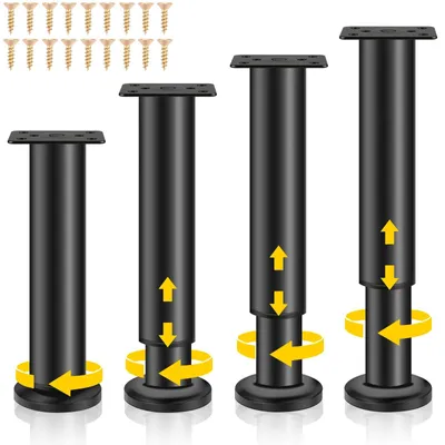 Produktbild von Verstellbare Möbelbeine, Set mit 4 Stück
