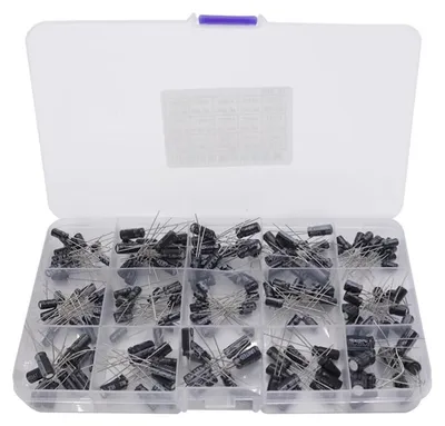 Kondensator-Sortiment 200 St., 0,1–220 µF, 15–50 V, 24 Werte