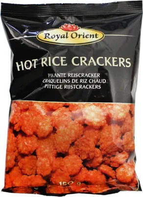 Produktbild von Royal Orient scharfe Hot Reiscracker 150g