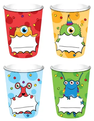 Image de Gobelets Monster party, 250 ml, 8pcs