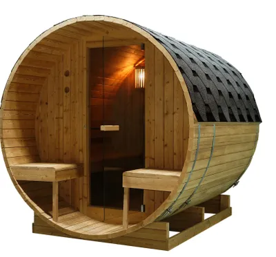 Produktbild von Outdoor Fasssauna BERGEN für 4 - 6 Personen