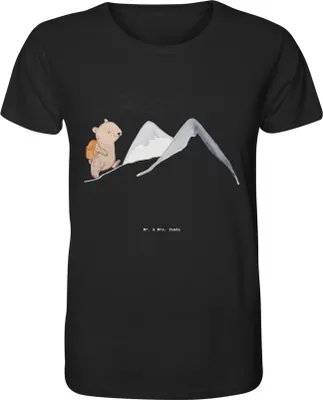 Produktbild von Mr. & Mrs. Panda Tshirt Bär Bergsteigen Größe S - Schwarz - Geschenk, T-Shirt Herren, Trekking, Shirt, Alpinismus, Baumwoll-T-Shirt, Alpinwandern, Herren-T-Shirt, Wandern