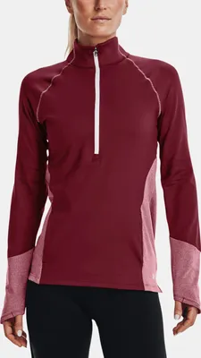 Produktbild von Under Armour Sweatshirt Ua Coldgear 1/2 Zip-Rot 1370199-626__SM