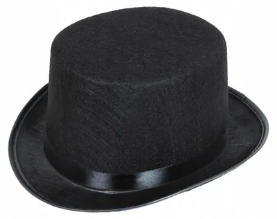 Image de Gacek Chapeau Cylindre Feutre Costume Magicien Noir
