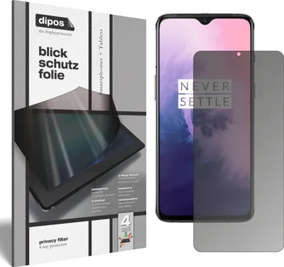 Produktbild von Blickschutzfolie für OnePlus 7 matt Schutzfolie Folie Display Schutz dipos