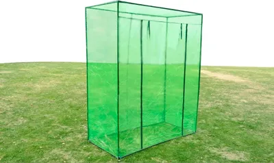 Productafbeelding van De Living Store kas met stalen frame en PVC