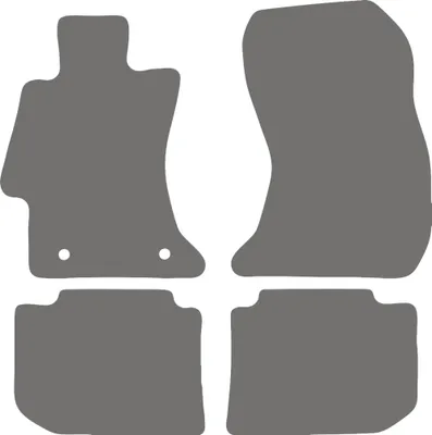 Image de Tapis de sol en graphite pour : Subaru XV Crossover (2011-2017)