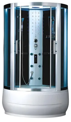 Produktbild von Design Dusche Duschkabine Glaskabine Duschbox Kompaktdusche 98x98 cm