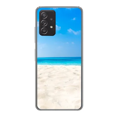 Produktbild von MuchoWow® Handyhülle Schutzhülle Hülle für Samsung Galaxy A53 5G Strand - Meer - Sand Silikon Softcase Handy Hülle - Schutzabdeckung