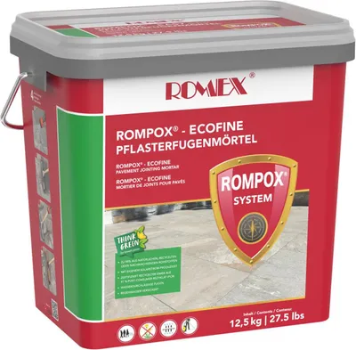 Produktbild von ROMEX ROMPOX-ECOFINE Pflasterfugenmörtel 1K anthrazit 12,5kg