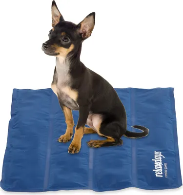 Immagine prodotto di relaxdays Tappeto refrigerante blu scuro per cani