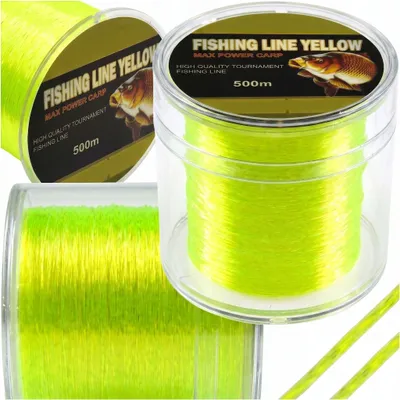 Obrázek produktu pro Rybářská Vlasec Žlutá Carp Feeder Grunt Plovák 0,25 Mm 13 Kg 500 M