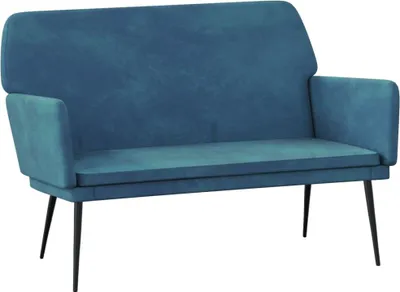 Obrázek produktu pro vidaXL Lavice modrá 108x79x79 cm Velvet