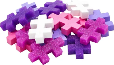 Image de Plus-Plus BIG Tube Glitter Bouwset - 15pc