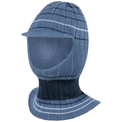 Produktbild von Jungen Wintermütze Schalmütze Schlauchmütze Strickmütze warme Mütze, Mittelblau