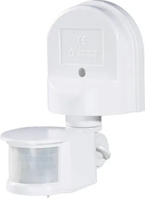 Produktbild von Renkforce 1296294 Wand PIR-Bewegungsmelder 180 ° Relais Weiß IP44