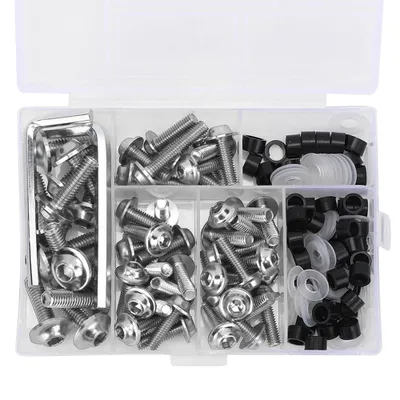 Produktbild von Verkleidungsschrauben-Kit,Verkleidungsschrauben,Motorradschrauben,Universal-Verkleidungsschrauben,Motorrad-Zubehör