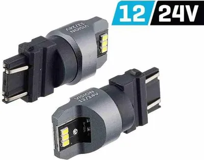 Immagine prodotto di VISION P27/7W (T25) 12/24V lampadina 6x 3020 SMD LED, non polare, CANBUS, bianco, 2 pz.