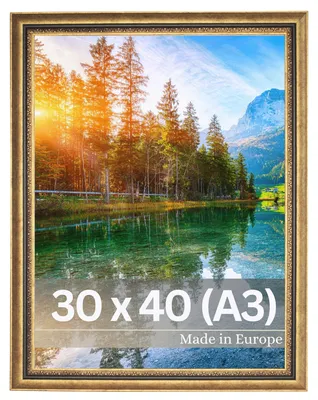 Produktbild von Bilderrahmen "Boho" - Farbe: Gold - Größe: 30 x 40 cm