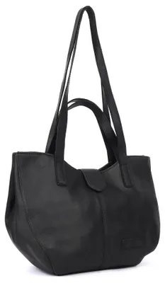 Produktbild von Benthill Damen Handtasche Leder - Shopper aus weichem hochwertigem Echtleder - Vintage Fashion Bag Beutel - Umhängetaschen - Schultertasche