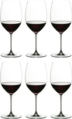 Obrázek produktu pro Riedel Veritas Cabernet/Merlot – výhodná sada obsahující 6 sklenic (3 sady po 2 sklenicích)