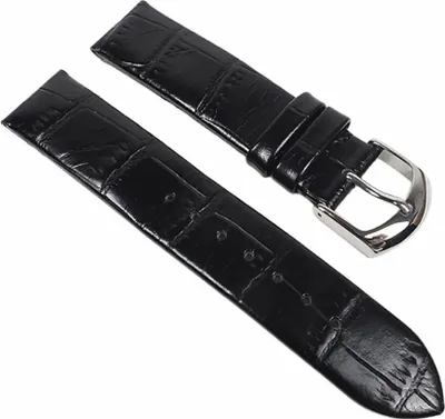 Produktbild von Festina Uhrenarmband Leder Band schwarz 18mm F16201 F16021 F16118