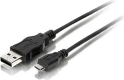 Produktbild von Equip Kabel USB-A 2.0 -> micro B St/St 1.80m schwarz Polybeutel