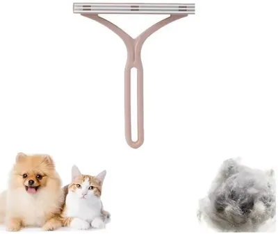 Produktbild von Fusselbürste – Fusselentferner – Tierhaarentferner – Katzen- und Hundehaare – Kleiderbürste – Kleidermöbel – Rosa – CHPN