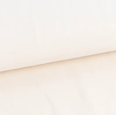 Produktbild von Sweatstoff Meterware Bio Soft dünn uni hell Beige 1,5m
