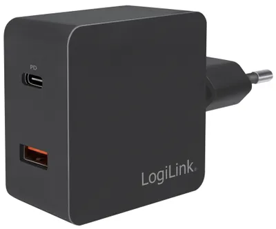 Image de LogiLinkPA0220 LogiLink Adaptateur USB,USB-C PD & 1x USB-A Quick Charge