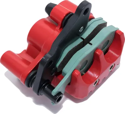 Produktbild von Piaggio Bremszange kompatibel mit Gilera Runner FX / FXR 125 180 vorne / hinten - rot - inkl. Beläge