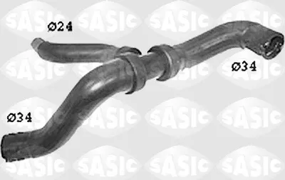 Produktbild von SASIC Kühlerschlauch Wasserschlauch für FIAT PUNTO (188) SWH6625