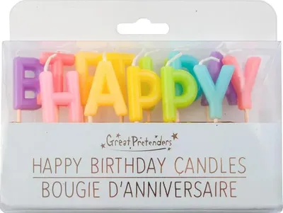 Produktbild von Kuchenkerzen Happy Birthday - Partykerzen, Dekokerzen
