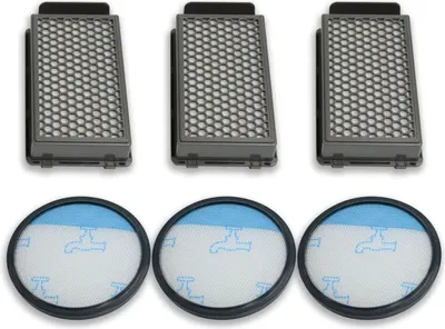 Produktbild von Ersatz-Staubsauger-Set, kompatibel mit Rowenta Compact Power Zyklon-Staubsaugern RO3731EA, RO3724EA, RO3753EA, RO3786EA, RO3798EA, RO3718EA, RP3721EA, Teilenummer ZR005901