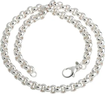 Produktbild von SILBERKETTEN STORE Runde Erbskette 8,5mm - 925 Silber, Länge wählbar von 40-100cm - 60cm