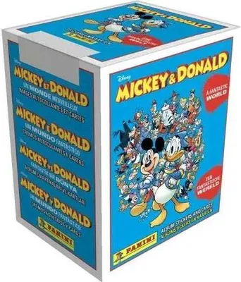 Image de Mickey & Donald - Un Monde Fantastique - Autocollants à collectionner - 1 présentoir (36 sachets)