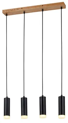 Zdjęcie produktu dla Lampa wisząca BENITO 4XGU10 CZARNA