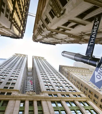 Produktbild von Fototapete - Broadway Skyscrapers 225x250cm - Vliestapete