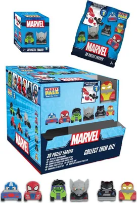 Obrázek produktu pro Avengers 3D Eraser Zábavný společník do školy 1 náhodný z 6