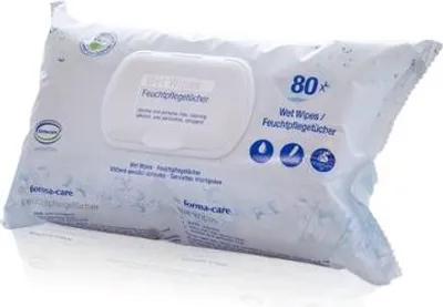 Produktbild von Feuchtpflegetücher forma-care sensitive wet wipes (VPE: 80 Stück)>>>>