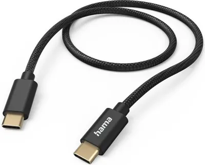 Immagine prodotto di Cavo di ricarica "Fabric", USB-C - USB-C, 1,5 m, nylon, nero (00201547)