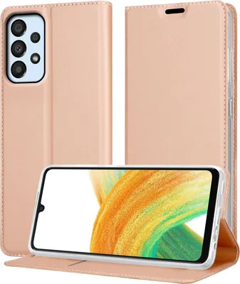 Produktbild von Cadorabo Handyhülle für Samsung Galaxy A33 5G Schutz Hülle in Rosa Cover Etui Book Case Booklet