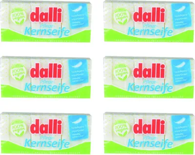 Produktbild von DALLI Kernseife Kernseife vegan 375g (6er Pack)