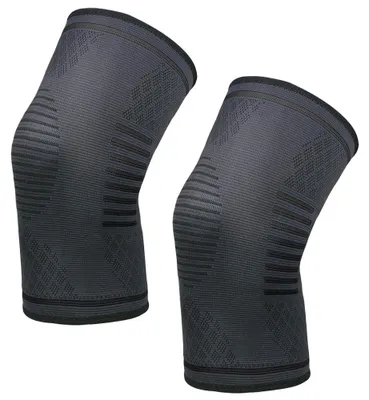 Produktbild von Ein Paar Nylon-Sportknieschoner für Herbst und Winter, geeignet für Badminton, Laufen und Fitness