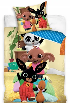 Produktbild von Carbotex Bing Kinder Bettwäsche Set 160x200 cm Baumwolle